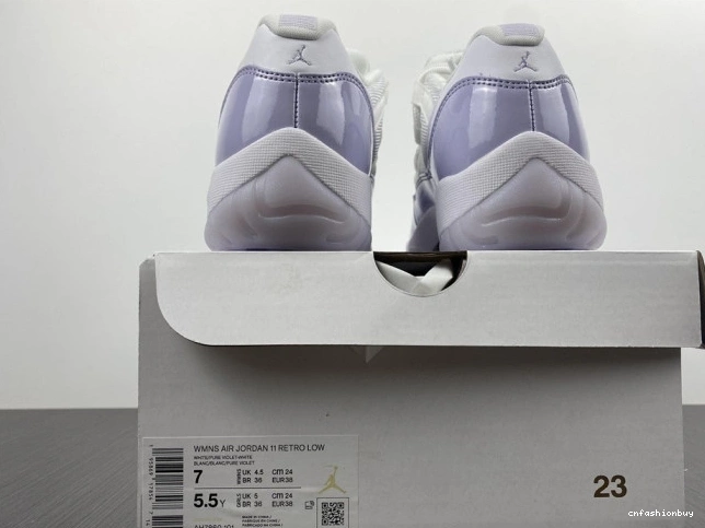 Air WMNS Violet Pure Jordan AH7860-101 11 Low 0727